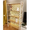 Стеллаж в стиле лофт Standart-2 80х170 белый