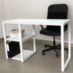 Письменный стол в стиле лофт Desk-2 белый