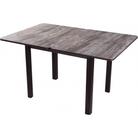 Раскладной кухонный стол Дрезден М-2 орех темный/01