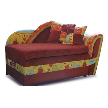 Бордовая детская тахта Карапуз новый СК 953