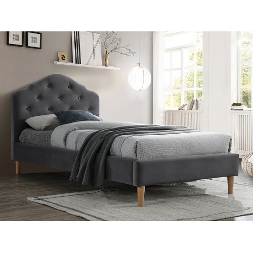 Односпальная кровать Chloe Velvet 90