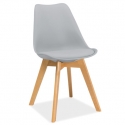 Cтул для кухни SIGNAL Kris бук светло-серый
