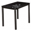 Обеденный стол Damar 80x60 черный
