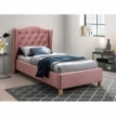 Односпальная кровать Signal ASPEN VELVET античный розовый