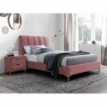 Односпальная кровать Signal MIRAGE VELVET античный розовый