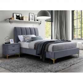  Односпальная кровать Signal MIRAGE VELVET серый