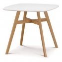 Белый обеденный стол TAGETES 80x80