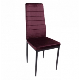 Стул для кухни Romeo Velour бордовый