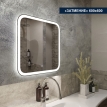 Зеркало с LED (лед) подсветкой Затмение 600*600