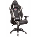 Геймерское кресло RAPTOR черно-белое