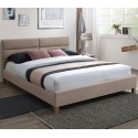 Двуспальная кровать Sierra Velvet 160 бежевая