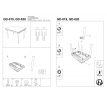 Стол обеденный раздвижной Signal GD-019 100/150 белый 