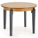 Стол обеденный раздвижной Halmar SORBUS 100/200 дуб медовый/графит