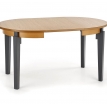 Стол обеденный раздвижной Halmar SORBUS 100/200 дуб медовый/графит