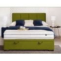 Двуспальная кровать с подъемным механизмом Maison Velvet 160 зеленая