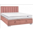 Двуспальная кровать с подъемным механизмом Marani Velvet 160 античный розовый