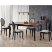 Стол обеденный раздвижной Halmar WINDSOR 160/240 дуб темный/черный
