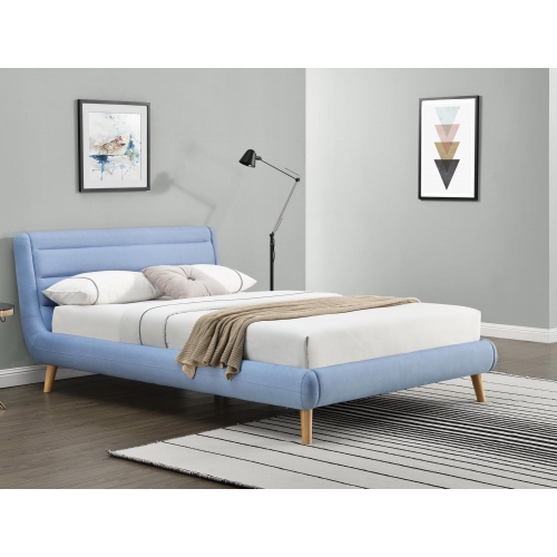 Двуспальная кровать Elanda 160 голубая