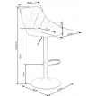 Барный стул Halmar H101 черный