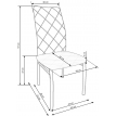 Стул Halmar K309 бежевый/хром