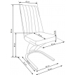 Стул Halmar K338 коричневый