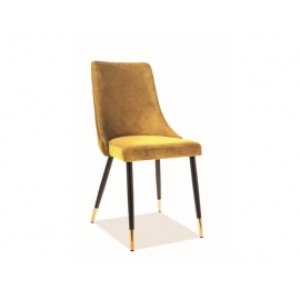 Стул Signal PIANO Velvet Bluvel 68 карри/черный/золотой