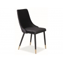 Стул Signal PIANO Velvet Bluvel 19 черный/золотой