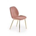Стул Halmar K381 светло-розовый/золотой