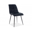 Стул Signal CHIC MATT VELVET черный