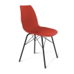 Стул кухонный Sheffilton SHT-ST29/S64 красный RAL3020/черный муар