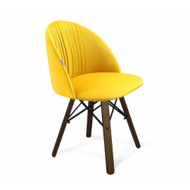 Cтул кухонный Sheffilton SHT-ST35-1/S70 имперский желтый/темный орех