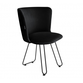 Стул кухонный Sheffilton SHT-ST36/S106 ночное затмение/черный муар