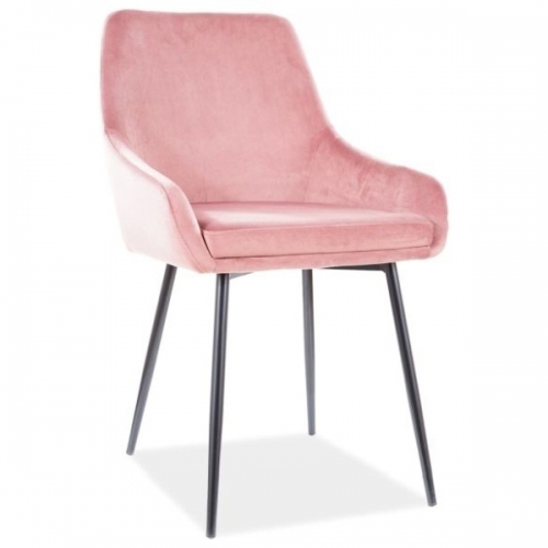 Стул Signal ALBI Velvet розовый