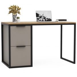Письменный стол Crafto Курт Лофт 03 латте/дуб