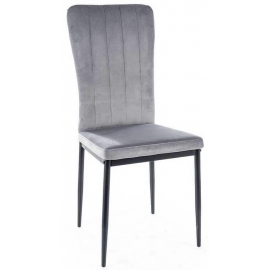 Стул SIGNAL VIGO VELVET Bluvel 14 серый