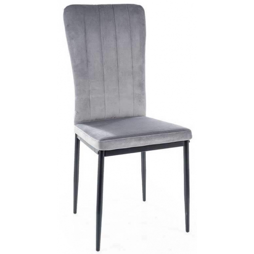 Стул SIGNAL VIGO VELVET Bluvel 14 серый