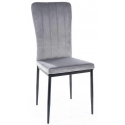 Стул SIGNAL VIGO VELVET Bluvel 14 серый