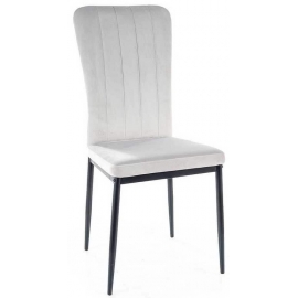 Стул SIGNAL VIGO VELVET Bluvel 03 светло-серый