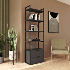 Стеллаж Crafto Квентин Мини графит