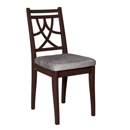 Деревянный стул Марк-2 коричневый/серый