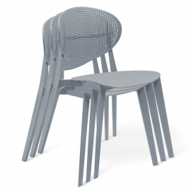 Пластиковый стул Sheffilton SHT-S111-P серый