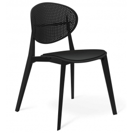 Черный пластиковый стул Sheffilton SHT-S111-P