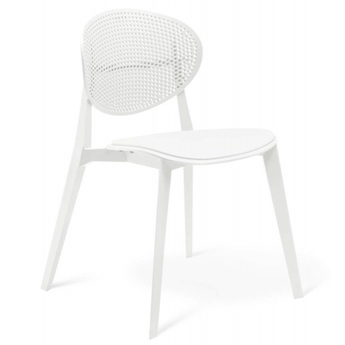 Белый пластиковый стул Sheffilton SHT-S111-P