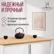 Обеденный стол Сеул 100х60 дуб золотой крафт/белый