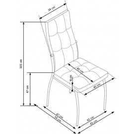 Стул кухонный Halmar K416 синий