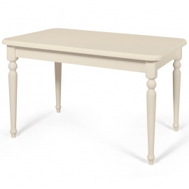 Деревянный раздвижной обеденный стол Дионис Cream White