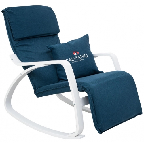 Кресло-качалка Calviano Comfort 1 синее