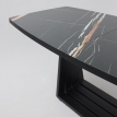 Раздвижной обеденный стол KAMERON 160/205 черный Sahara Noir