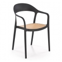 Пластиковый стул с подлокотниками HALMAR K530