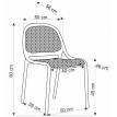 Пластиковый стул HALMAR K532 белый
